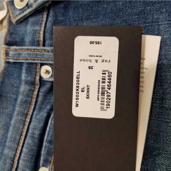 Rag & Bone EL Skinny 25 size - Picture 2 of 4